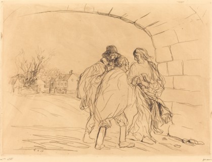 The Meeting under the Arch (first plate), 1910.