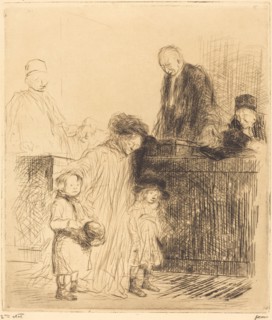Coming Out of the Hearing (first plate), 1909.