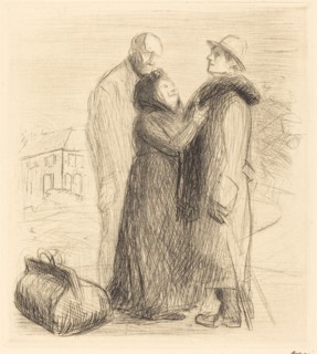 The Departure of the Prodigal Son (first plate, vertical), probably 1912/1913.