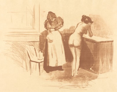 The Massage with Coarse Hair Glove, 1895.