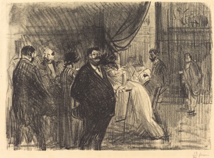 Gambling Room, 1914.