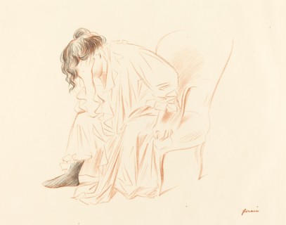 Seated Woman with Her Head Resting on Her Right Hand, 1897.