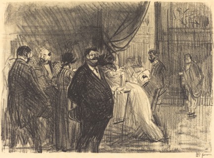 Gambling Room, 1914.
