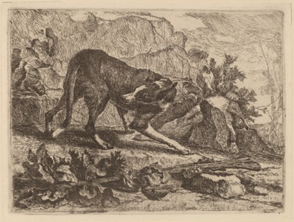 Landscape with Greyhound and Rifle, 1642.