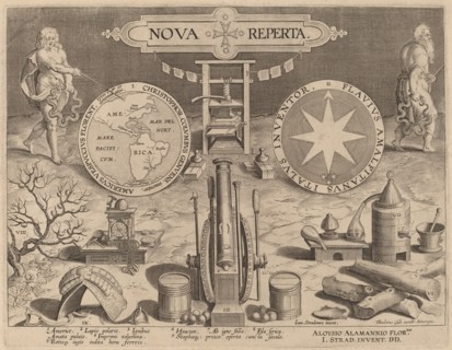 Title Page for "New Discoveries", c. 1580/1590.