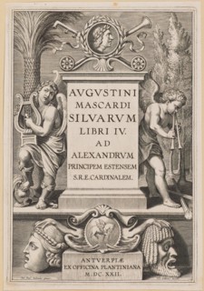 Title Page for Agostino Mascardi, Silvarium Libri IV, 1622.