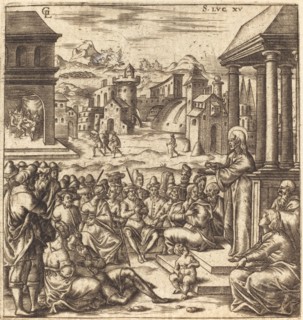 The Parables of the Lost Sheep, the Woman with Pieces of Silver and the Prodigal Son, probably c. 1576/1580.