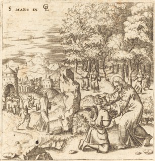 The Epileptic Child Healed, probably c. 1576/1580.