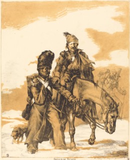 Retreat from Russia (Retour de Russie), 1818.