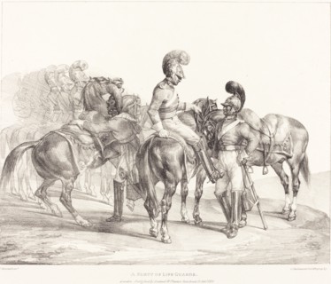 A Party of Life Guards, 1821.