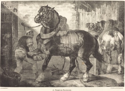 A French Farrier, 1821.