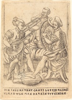 Die Instrvment gantz lvstig Kling vorab wen man darein tvt singen, c. 1580.