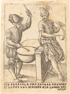 Die Herpavck vnd andere Drvmmen zvernst vnd Schimpf wir lassen ervmmen, c. 1580.