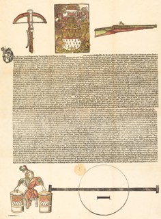 Broadside: An Invitation to an Arms Competition, in or after 1501.