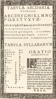 Alphabet for a Primer.