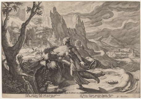 Thisbe Frightened by the Lion, c. 1615.