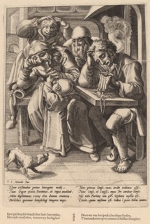 When Your Purse Is Empty, You Eat Bones Not Bacon, c. 1592.
