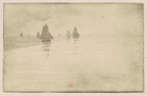 Boats in a Morning Fog, c. 1887.
