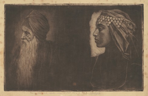 Salomon and Cleopatra, c. 1890.