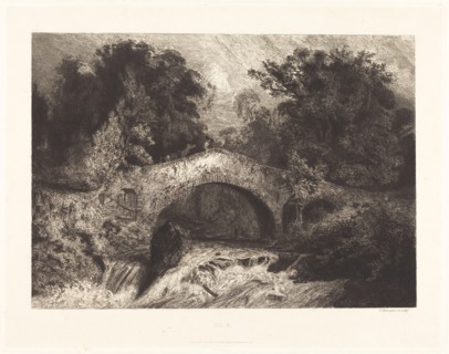 A Bridge in Auvergne (Un pont en Auvergne), 1834.