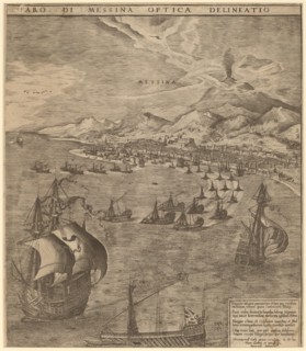 Naval Battle in the Straits of Messina, 1561.