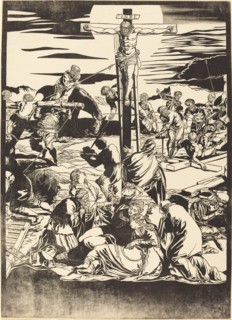 The Crucifixion [center plate], 1741.
