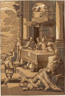 Dives and Lazarus (Right Panel), 1743.