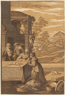 Dives and Lazarus (Left Panel), 1743.