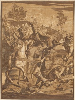 The Crucifixion (left panel), 1741.