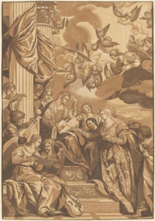 Mystic Marriage of St. Catherine, 1740.