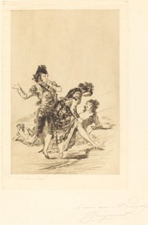 Spanish Scene (Scène espagnole), 1863.