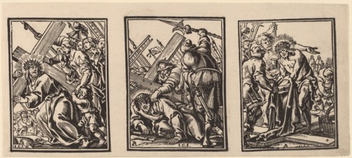 Three Scenes on the Road to Calvary, c. 1649.