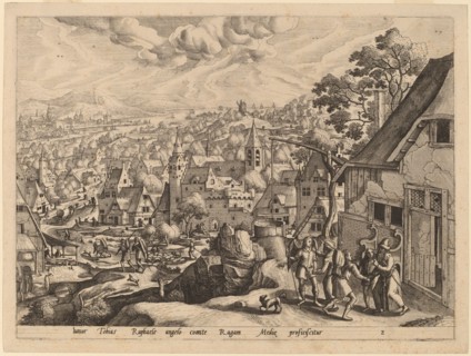 The Archangel Raphael Takes Tobias from His Home.
