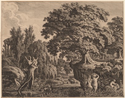 Arcadian Landscape with a Satyr Family, 1759-1835.