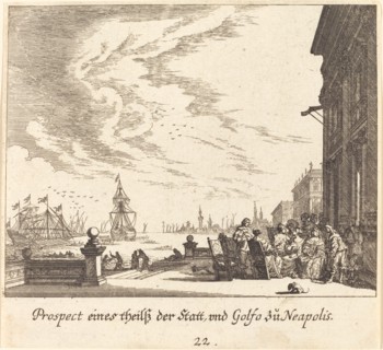 View of Gulf of Naples, 1681.