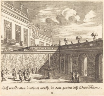 Garden, Duke d'Altems, 1681.