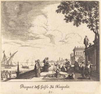 View of Gulf of Naples, 1681.