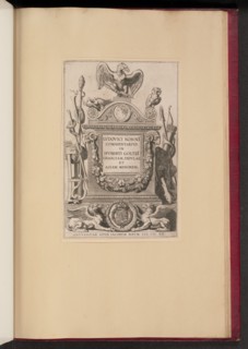 Title Page for Ludovicus Nonnius, Commentarius in Huberti Goltzi Graeciam, Insulas, et Asiam Minorem, 1620.