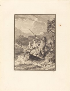 La barque, 1777.