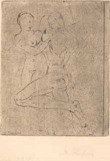 Rape II (Raub II, Weib halb), 1911.