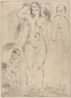 Woman and Child (Weib und Kind), 1914.
