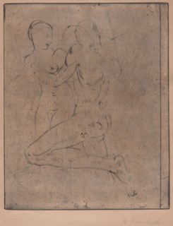 Rape II (Raub II, Weib halb), 1911.