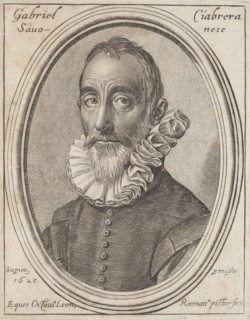 Gabriello Chiabrera, 1625.