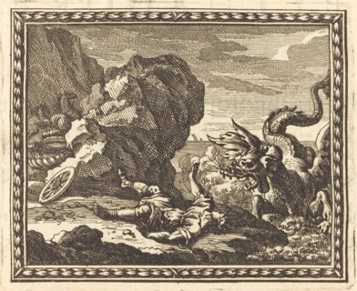 Hippolytus and the Sea Monster, published 1676.