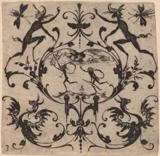 Ornament with Grotesque, 1616.