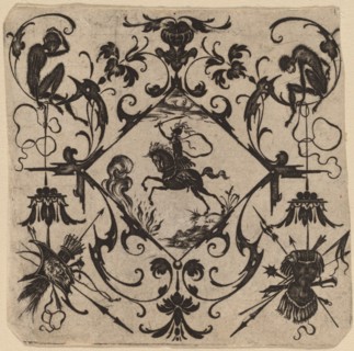 Ornament with Grotesque, 1616.
