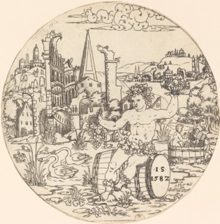 Bacchus Seated in a Landscape, 1582.