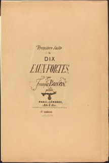 First suite of ten etchings (Première Suite de dix eaux-fortes), 1861-1871.