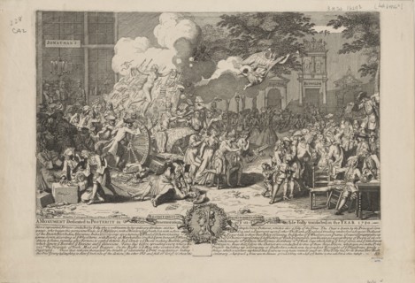 A monument dedicated to posterity in commemoration of ye incredible folly transacted in the year 1720,  c1823.