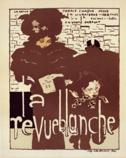 Affiche pour la "Revue Blanche"., c1896. [Publisher: Imprimerie Chaix; Place: Paris]